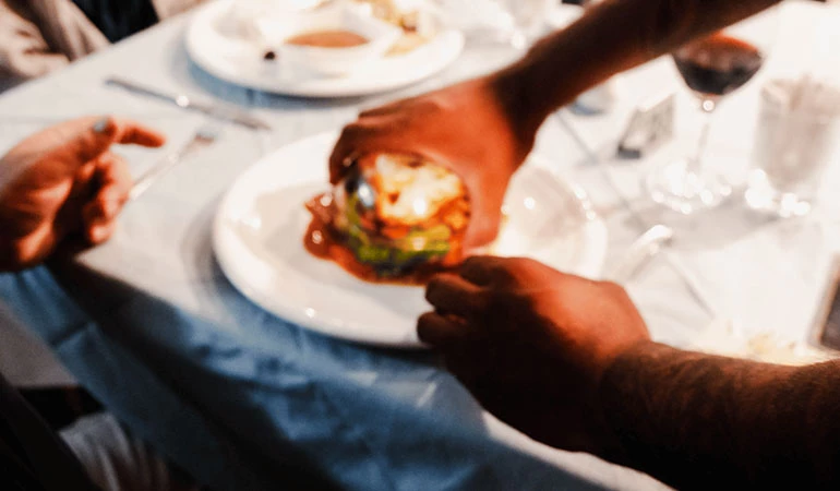 Photo d'un plat appelé "Bol renversé"