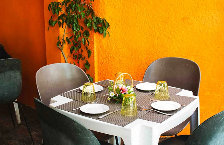 Photo d'une table pour 4 personnes à La Rougaille Créole